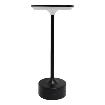 LED nabíjateľná dotyková stolná lampa TAVOLO LED/2,5W/5V 2400 mAh 3000-6000K čierna