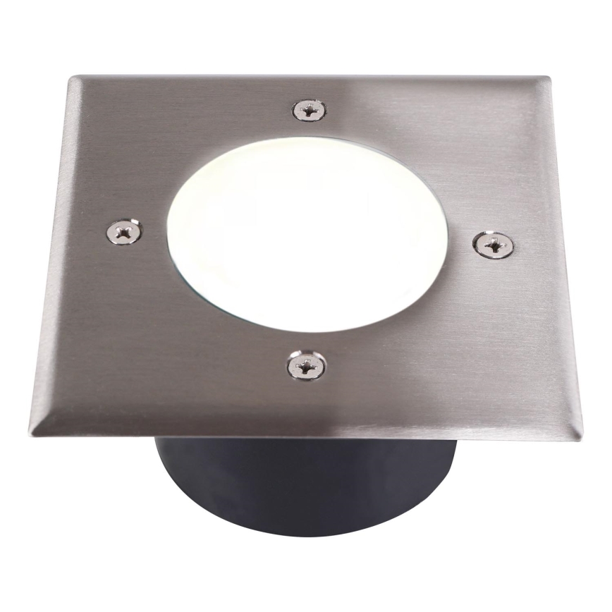 LED Nájazdové svietidlo MIVO LED/3W/230V 12x12 cm IP67 matný chróm