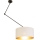 LED nastaviteľný luster na tyči GORTA 1xE27/60W/230V biela/zlatá