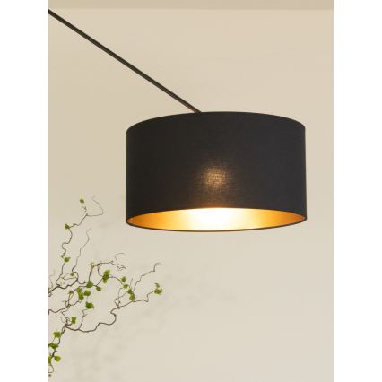 LED Nastaviteľný luster na tyči GORTA 1xE27/60W/230V čierna/zlatá