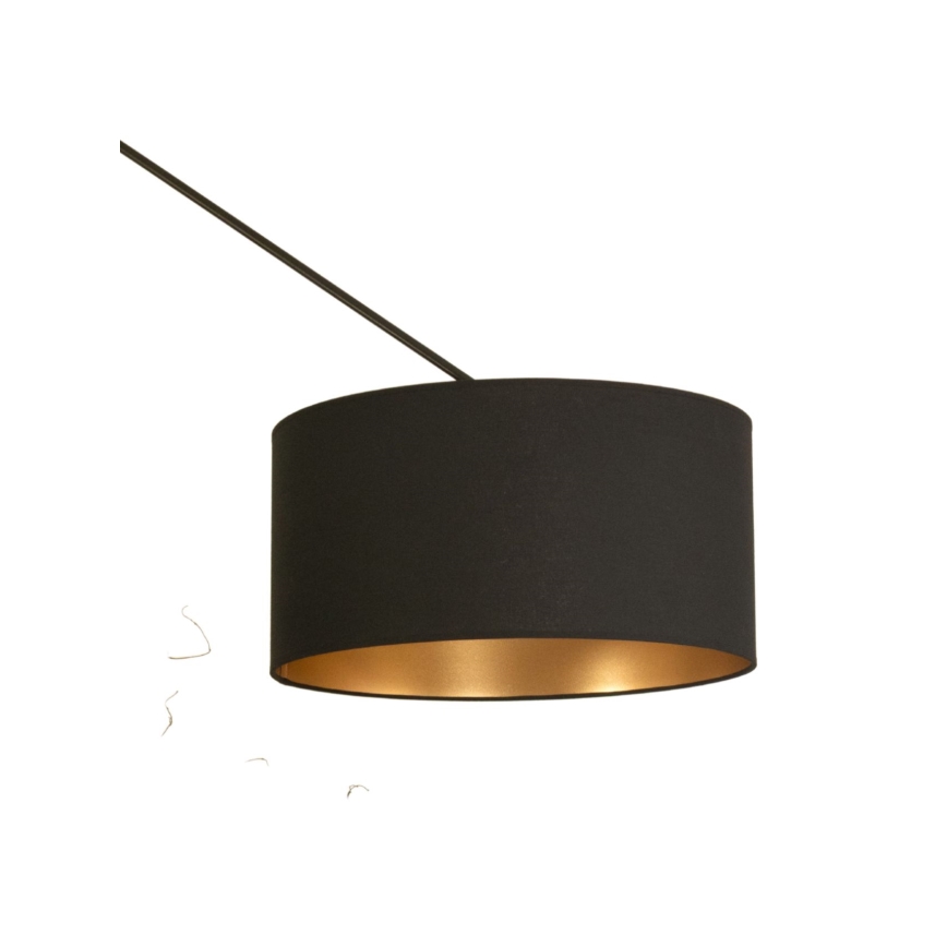LED Nastaviteľný luster na tyči GORTA 1xE27/60W/230V čierna/zlatá