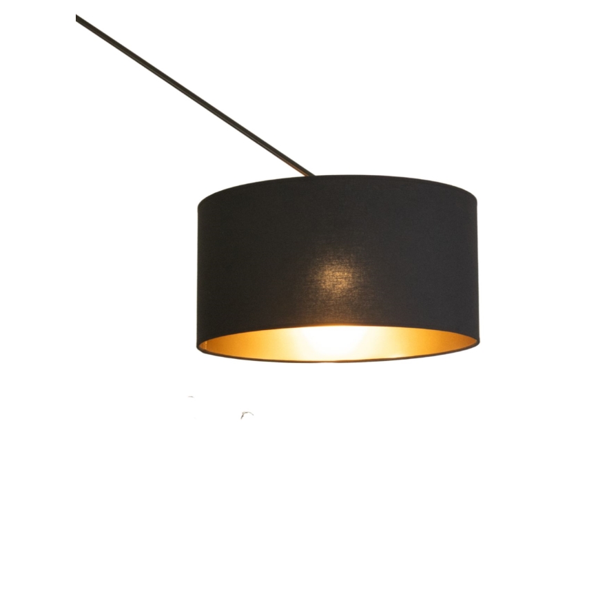 LED Nastaviteľný luster na tyči GORTA 1xE27/60W/230V čierna/zlatá