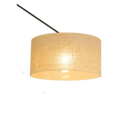 LED nastaviteľný luster na tyči GORTA 1xE27/60W/230V juta