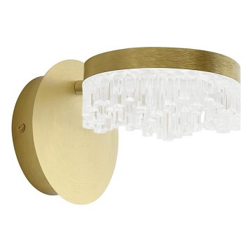 LED nástenná lampa 4W/230V zlatá