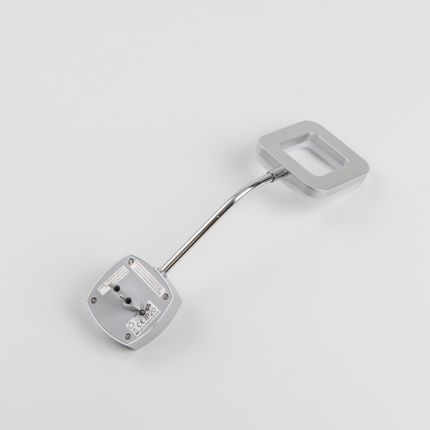 LED nástenná lampička do zásuvky LED/3,2W/230V matný chróm