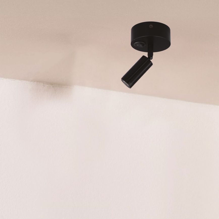 LED Nástenné bodové svietidlo ARISTON LED/3W/230V 3000K čierna