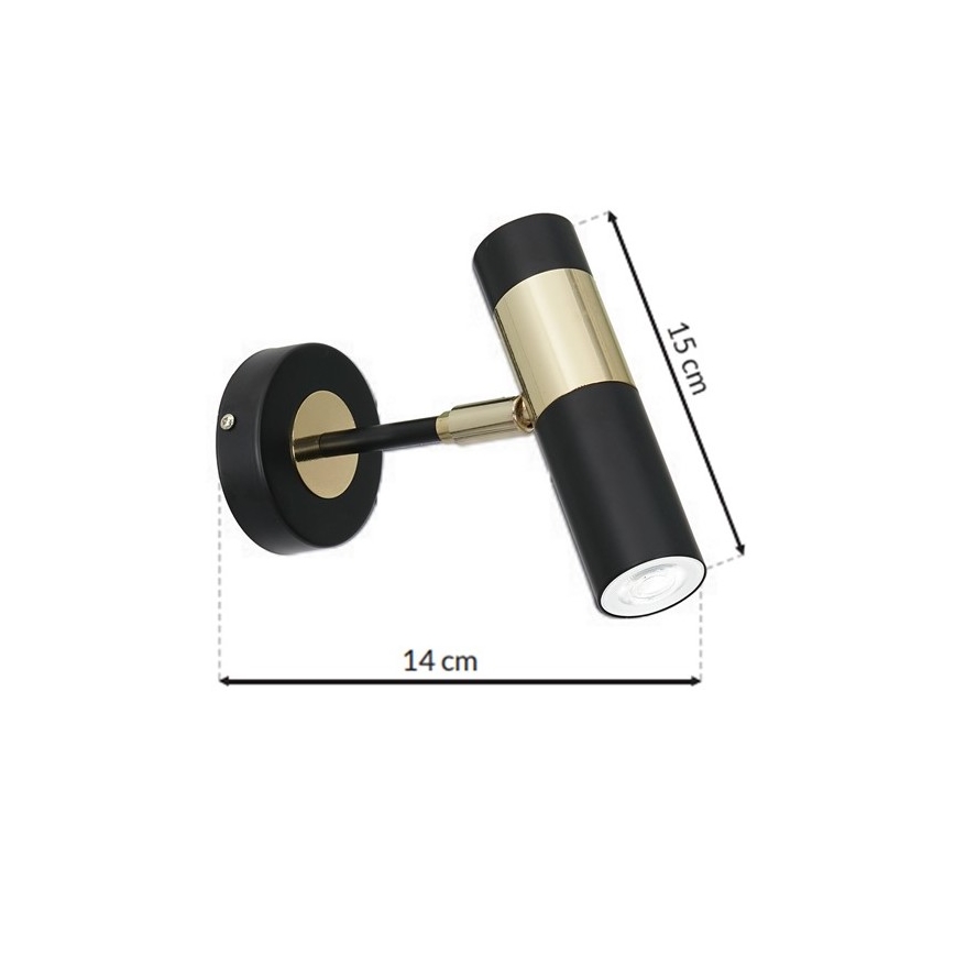 LED Nástenné bodové svietidlo DALLAS 1xGU10/3W/230V