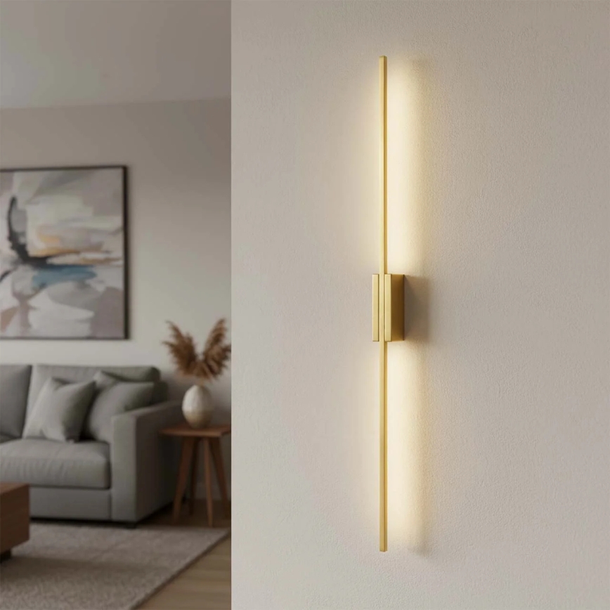 LED nástenné svietidlo AISHA LED/20W/230V 4000K 120 cm zlaté