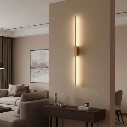 LED nástenné svietidlo AISHA LED/20W/230V 4000K 120 cm zlaté