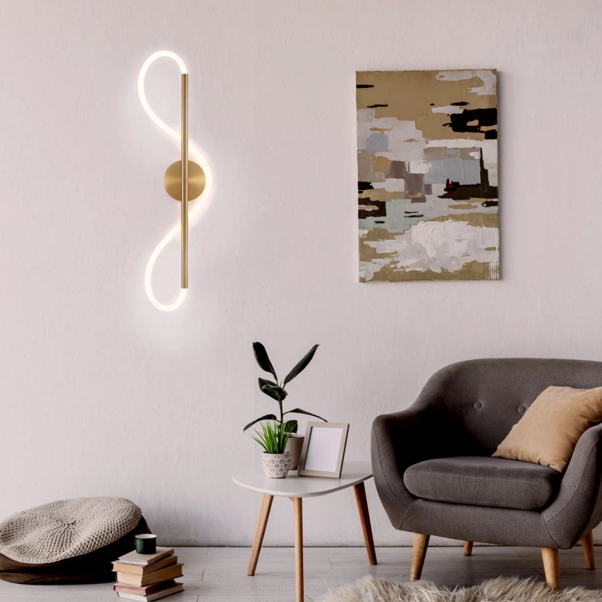 LED nástenné svietidlo EMMA LED/19W/230V zlaté