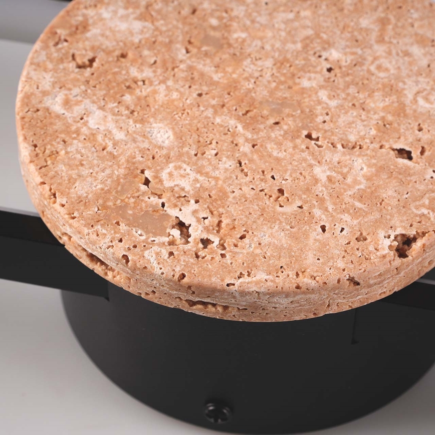 LED nástenné svietidlo FLORENTYNA LED/24W/230V 4000K čierna/béžová