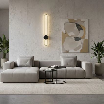 LED nástenné svietidlo FLORENTYNA LED/24W/230V 4000K zlatá/čierna