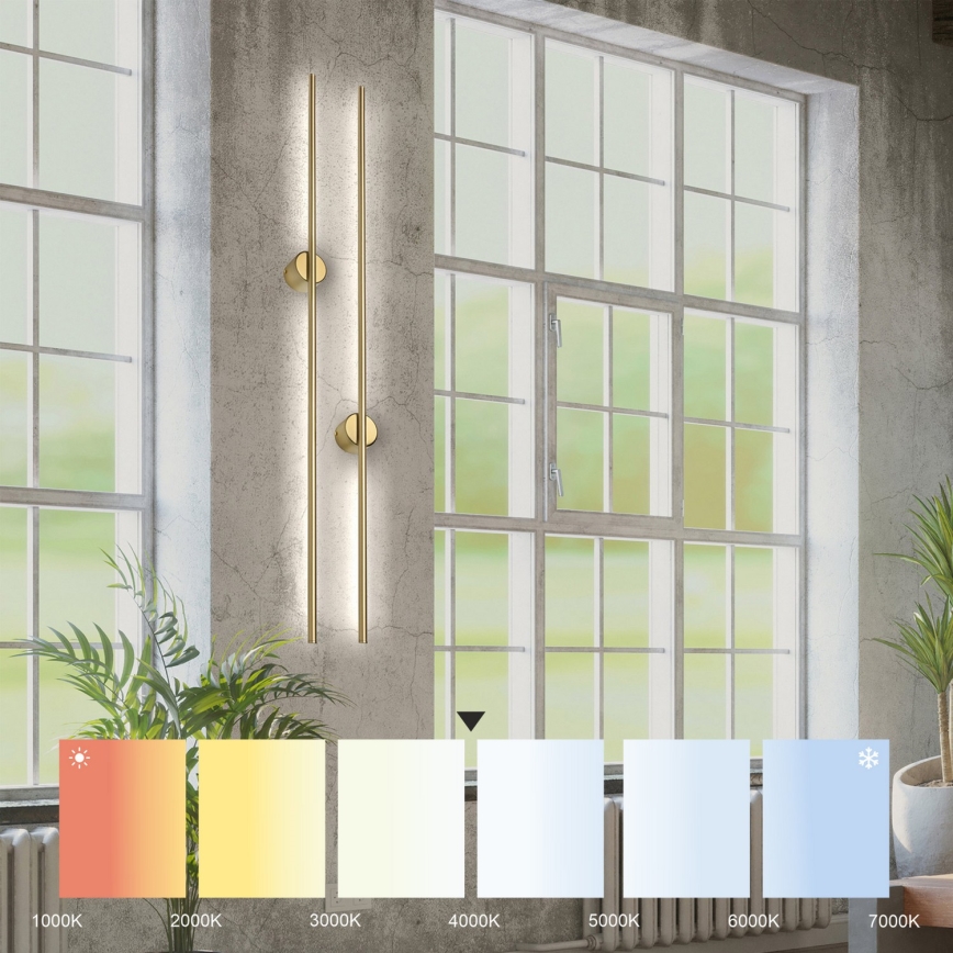 LED nástenné svietidlo LANA LED/12W/230V 4000K matné zlaté