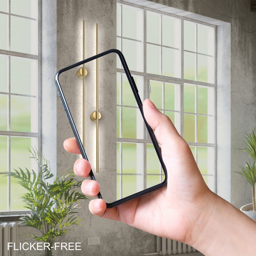 LED nástenné svietidlo LANA LED/12W/230V 4000K matné zlaté