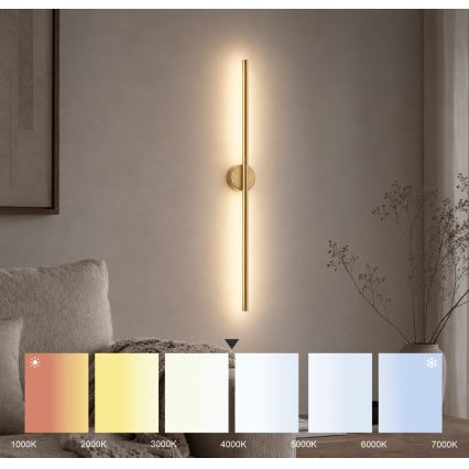 LED Nástenné svietidlo LANA LED/7W/230V 4000K zlaté