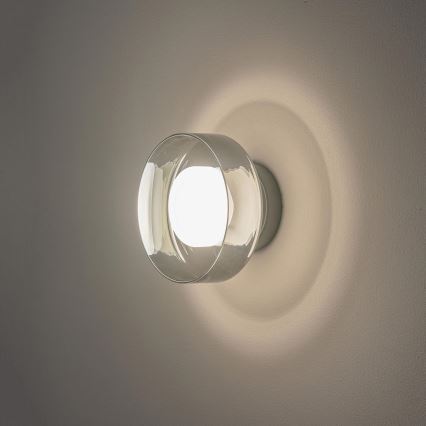 LED Nástenné svietidlo LED/8W/230V 3000K čierna/dymová