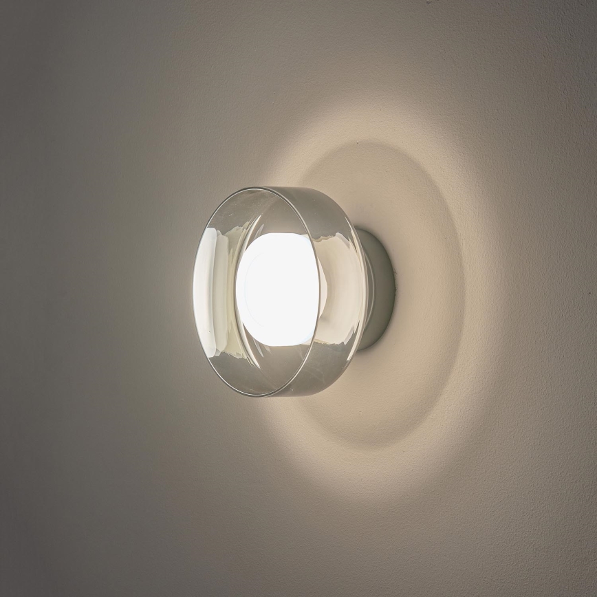 LED Nástenné svietidlo LED/8W/230V 3000K čierna/dymová