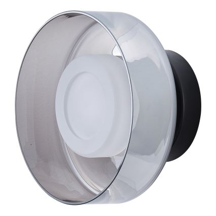 LED Nástenné svietidlo LED/8W/230V 3000K čierna/dymová