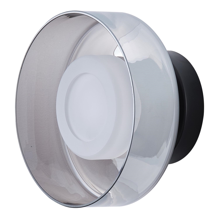 LED Nástenné svietidlo LED/8W/230V 3000K čierna/dymová