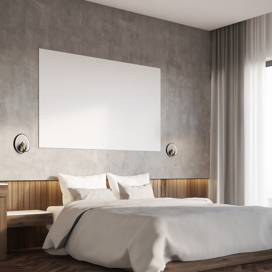 LED Nástenné svietidlo LUCERO LED/13W/230V čierna