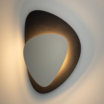 LED Nástenné svietidlo PEDRA LED/7W/230V čierna/béžová