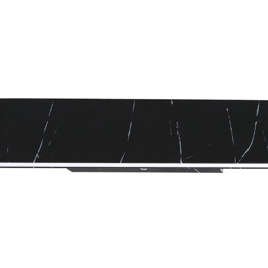 LED Nástenné svietidlo PIERCE LED/12W/230V 30 cm čierna