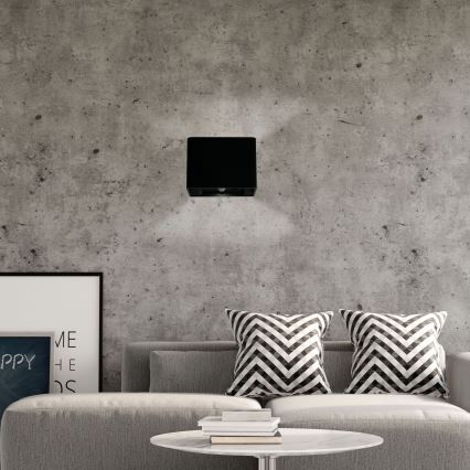 LED Stmievateľné nástenné dotykové svietidlo so senzorom MIRI LED/2,5W/3,7V 3000/4000/6400K 4000 mAh čierna