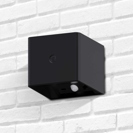 LED Stmievateľné nástenné dotykové svietidlo so senzorom MIRI LED/2,5W/3,7V 3000/4000/6400K 4000 mAh čierna