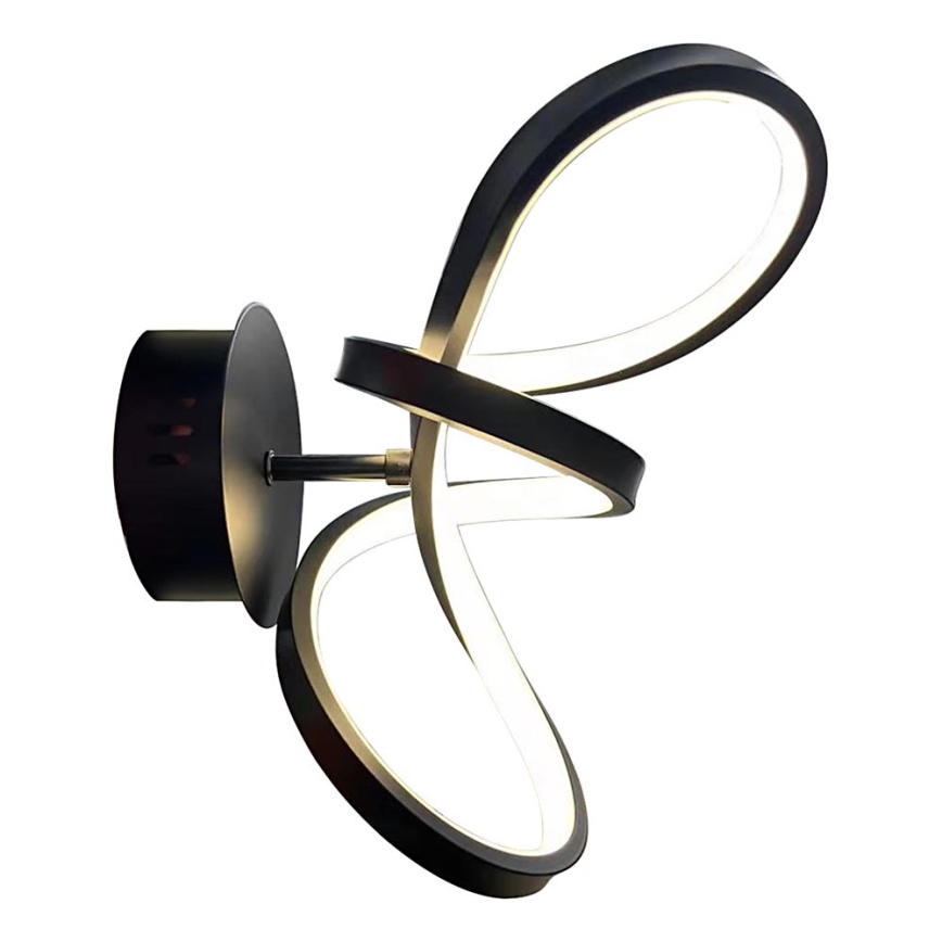 LED Nástenné svietidlo TESORO LED/15W/230V čierna