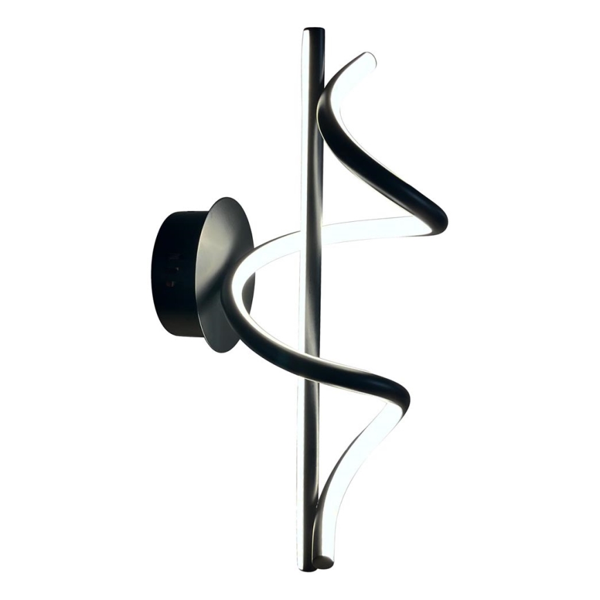 LED Nástenné svietidlo TWIST LED/12W/230V čierna