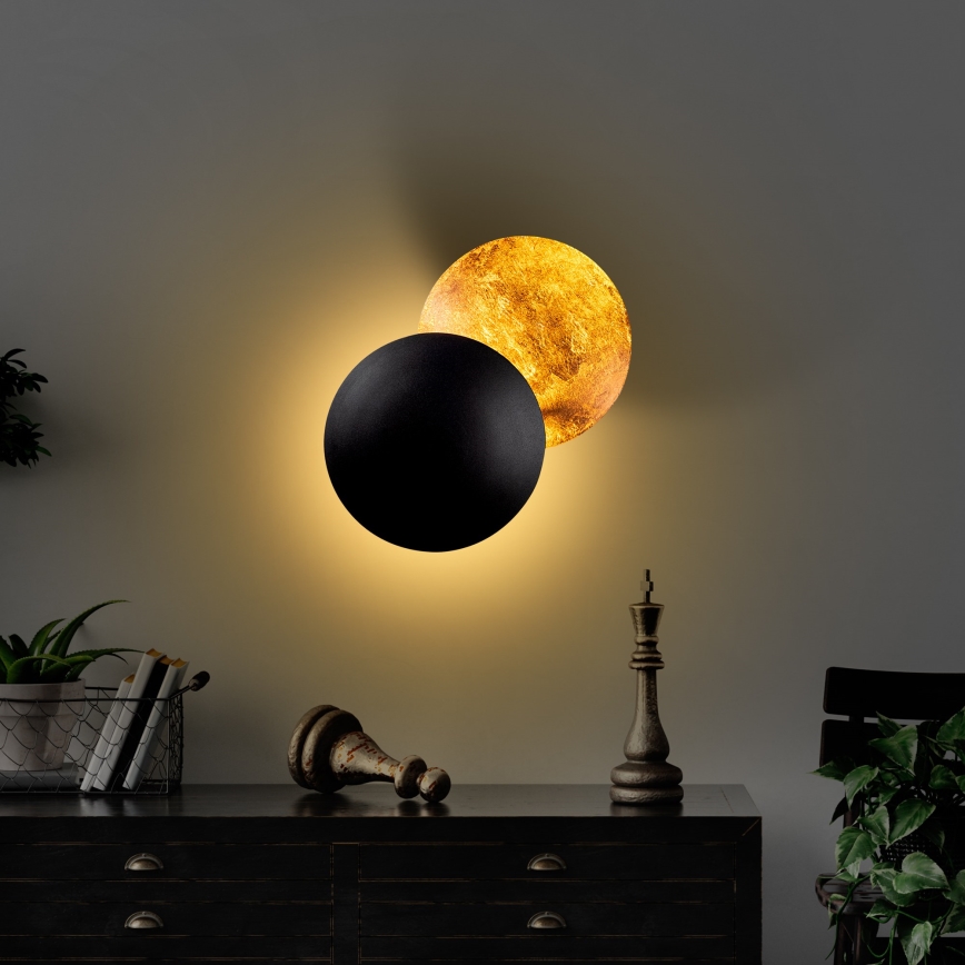 LED Nástenné svietidlo YOSMA LED/5W/230V 3000K čierna/medená