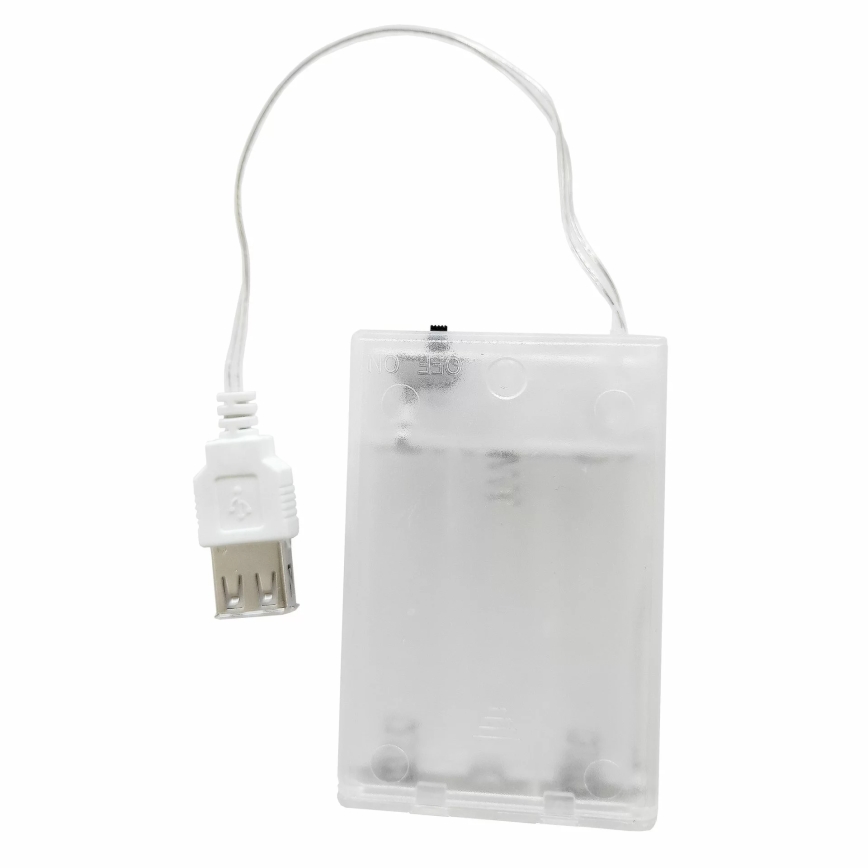 LED Neónová nástenná dekorácia RAINBOW LED/3W/3xAA USB multicolor