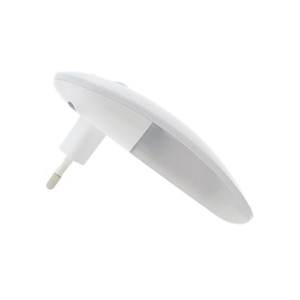 LED Nočné svetlo so senzorom LED/1W/230V biela