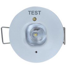 LED Núdzové podhľadové svietidlo GATRION LED/1W/230V 6000K