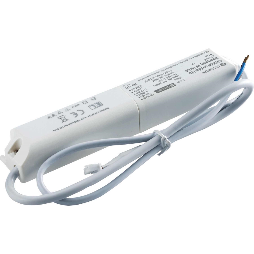 LED Núdzové podhľadové svietidlo GATRION LED/1W/230V 6000K