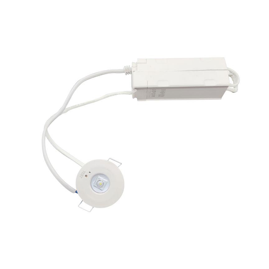 LED Núdzové podhľadové svietidlo LED/1,2W/230V 6000K