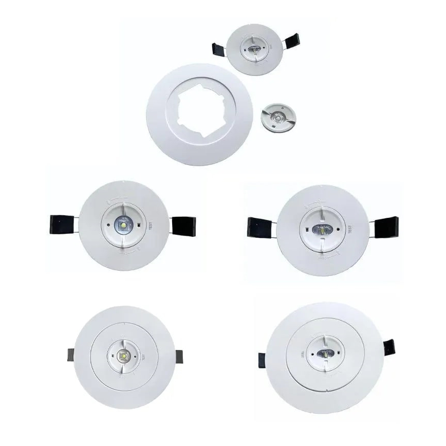 LED Núdzové podhľadové svietidlo LED/2W/230V 6000K