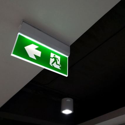 LED Núdzové svietidlo EMERGENCY EXIT LED/2,5W/230V 4v1 6000K