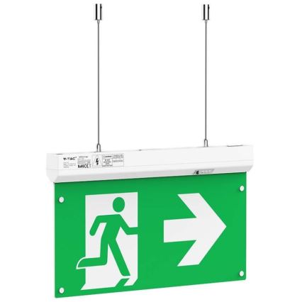 LED Núdzové svietidlo EMERGENCY EXIT LED/2,5W/230V 4v1 6000K