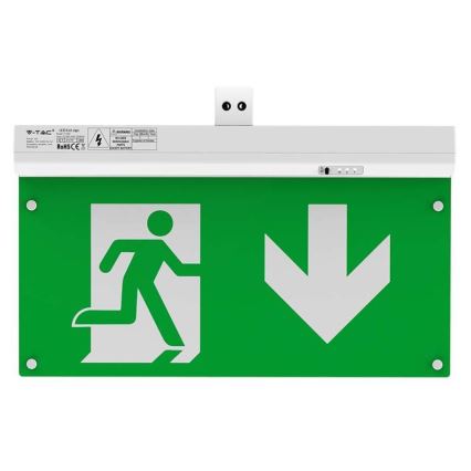 LED Núdzové svietidlo EMERGENCY EXIT LED/2,5W/230V 4v1 6000K