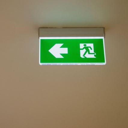 LED Núdzové svietidlo EMERGENCY EXIT SAMSUNG CHIP LED/2W/230V 6000K