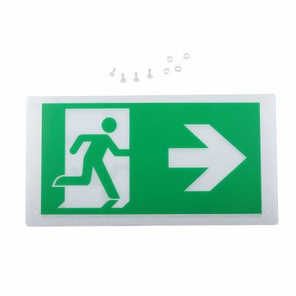 LED Núdzové svietidlo EMERGENCY EXIT SAMSUNG CHIP LED/2W/230V 6000K