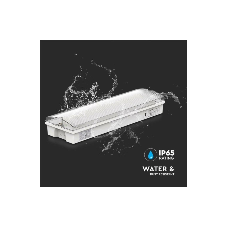LED Núdzové svietidlo EMERGENCY EXIT LED/3W/230V 6400K IP65