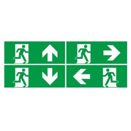 LED Núdzové svietidlo EMERGENCY EXIT LED/3W/230V 6400K IP65