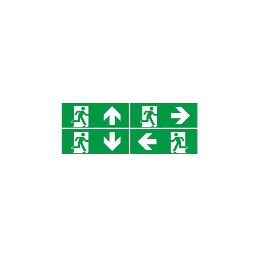 LED Núdzové svietidlo EMERGENCY EXIT LED/3W/230V 6400K IP65