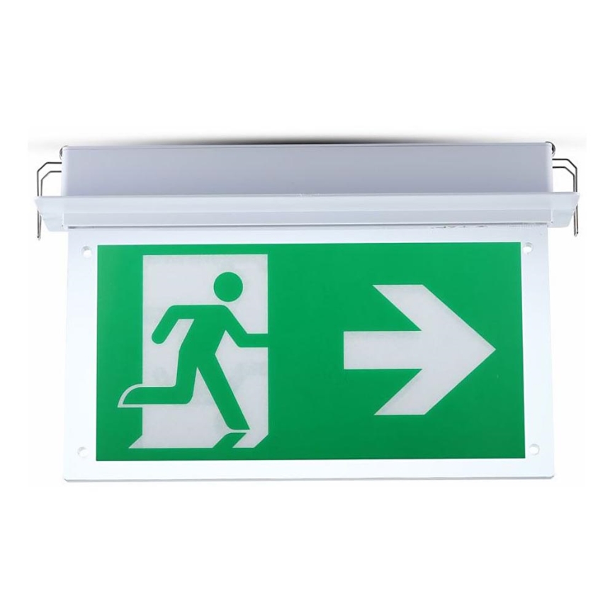 LED Núdzové svietidlo EMERGENCY EXIT SAMSUNG CHIP LED/2W/230V 6000K