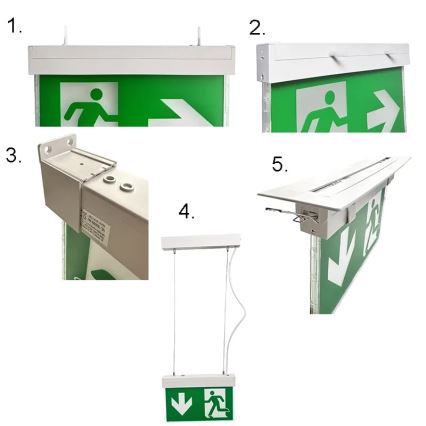 LED Núdzové svietidlo LED/2W/230V 6000K 1500 mAh