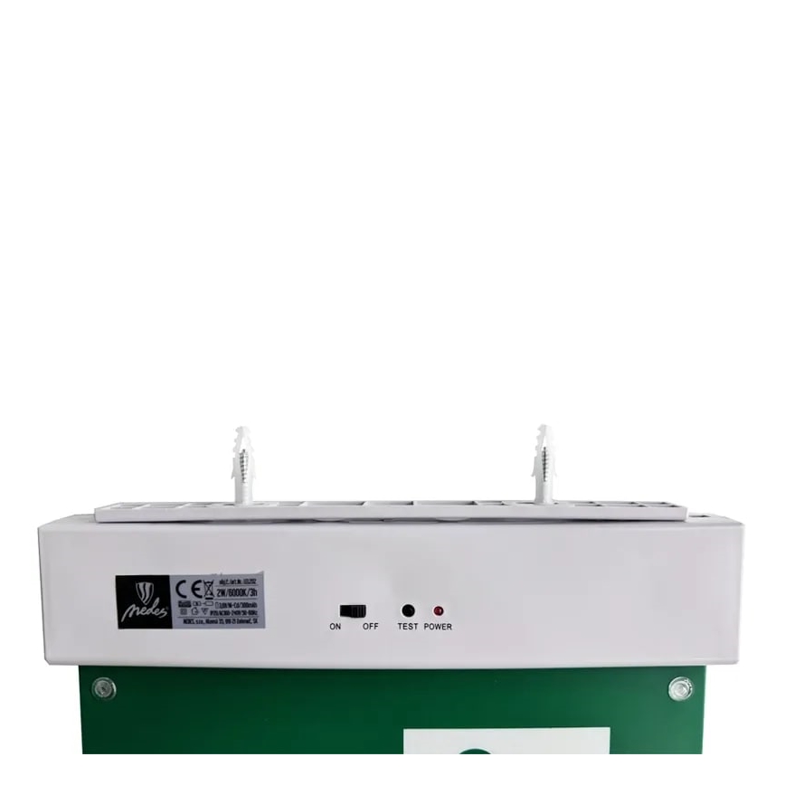 LED Núdzové svietidlo LED/2W/230V 6000K 300 mAh