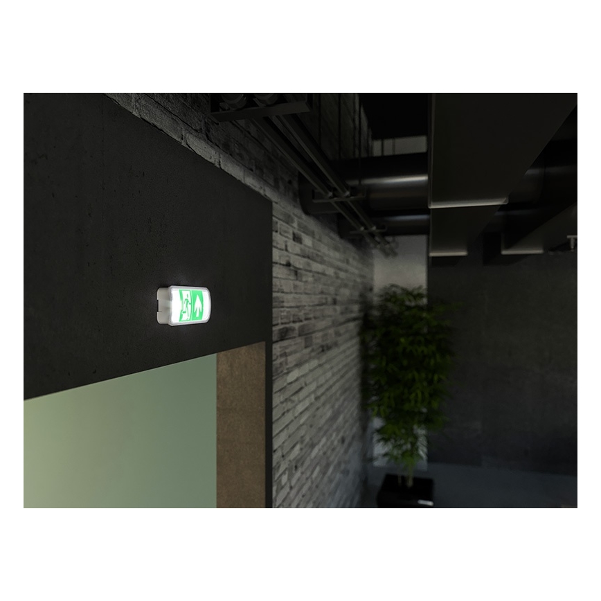 LED Núdzové svietidlo VIRGO EVO LED/1W/230V 6000K IP65