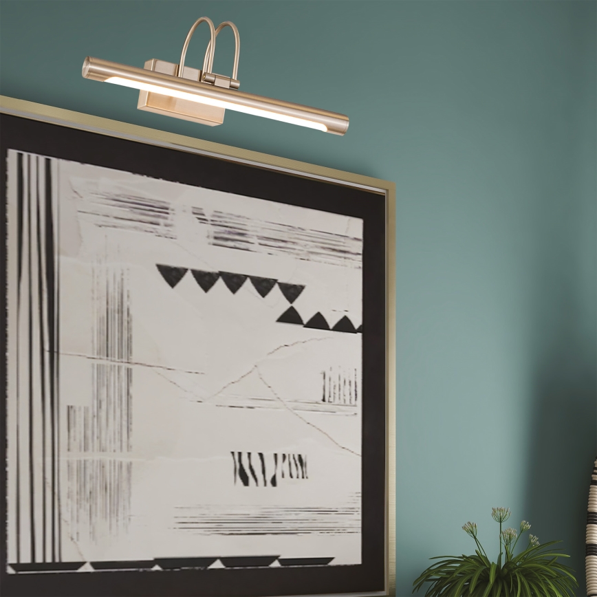 LED Obrazové svietidlo LED/9W/230V 3000K 42 cm matný chróm